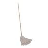 Boardwalk Handle/Deck Mops, 24 Oz White Cotton Head, 54″ Oak Wood Handle, 6/Pack