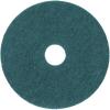 Boardwalk Heavy-Duty Scrubbing Floor Pads, 20″ Diameter, Green, 5/carton