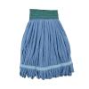 Boardwalk Microfiber Looped-End Wet Mop Heads, Medium, Blue, 12/Carton, 12/Carton(Blue)