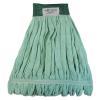 Boardwalk Microfiber Looped-End Wet Mop Heads, Medium, Blue, 12/Carton, 12/Carton(Green)
