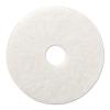 Boardwalk Polishing Floor Pads, 20″ Diameter, White, 5/Carton