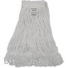 Boardwalk Pro Loop Web/tailband Wet Mop Head, Rayon, #24 Size, White, 12/carton