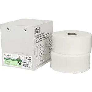Americo Trapeze Disposable Dusting Sheets, 5″ X 125 Ft, White, 250 Sheets/roll, 2 Rolls/Carton