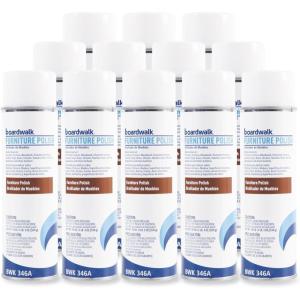 Boardwalk 346ACT Furniture Polish, Lemon, 19oz Aerosol (Case of 12)