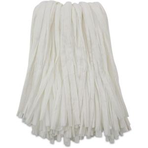 Boardwalk BW2024 Nonwoven Cut End Edge Mop, Rayon/Polyester, 24, White, 12/Carton