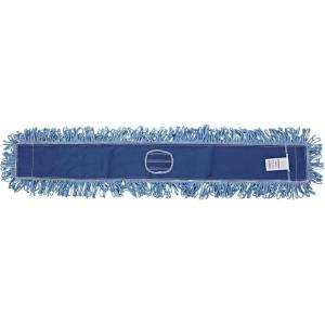Boardwalk BWK1148 48 in. x 5 in. Cotton/Synthetic Blend Dust Mop Head – Blue