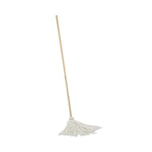 Boardwalk BWK116R 16 oz. Rayon Fiber Head Deck Mop with Wooden Handle (6/Carton)