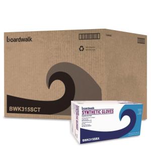 Boardwalk BWK315SCT Powder-Free Synthetic Vinyl Glove, 4 mil, Synthetic, Small, Cream (Pack of 1000)