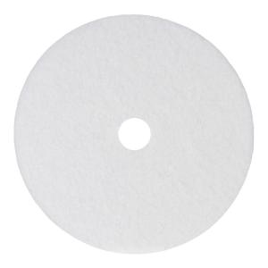 Boardwalk BWK4021WHI 21 in. Diameter Polishing Floor Pads – White (5/Carton)