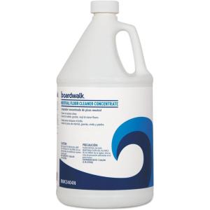 Boardwalk BWK4404NEA 1 Gallon Bottle Lemon Scent Neutral Floor Cleaner Concentrate(4 Count (Pack of 1))