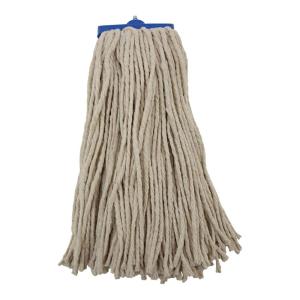 Boardwalk Cut-End Lie-Flat Wet Mop Head, Cotton, 16oz, White, 12/Carton