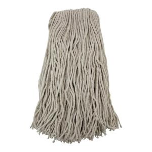 Boardwalk Cut-End Wet Mop Head, Cotton, No. 32, White, 12/Carton