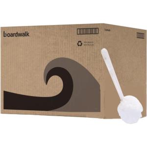 Boardwalk Deluxe Bowl Mop, 10″ Handle, 2″ Mop Head, White, 25/Carton