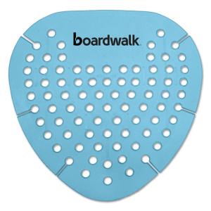 Boardwalk Gem Urinal Screens, Cotton Blossom Scent, Blue, 12/Box