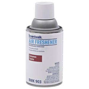 Boardwalk Metered Air Freshener Refill, 12-Pack, 7 oz Aerosol Spray, Powder Mist Scent, Fits Most Standard Dispensers, Lasts For 30 Days(Cinnamon Sunset)
