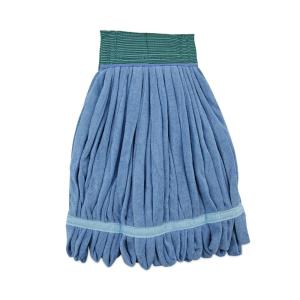 Boardwalk Microfiber Looped-End Wet Mop Heads, Medium, Blue, 12/Carton, 12/Carton(Blue)