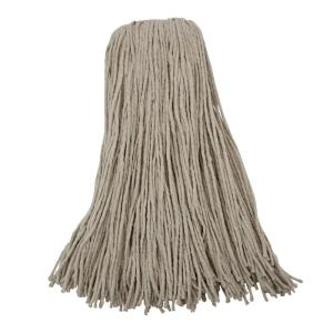 Boardwalk Mop Head, Economical Lie-Flat Head, Cotton Fiber, 32oz, White, 12/Carton