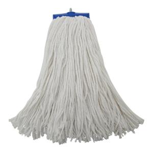 Boardwalk Mop Head, Economical Lie-Flat Head, Rayon Fiber, 20oz, White, 12/Carton