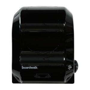 Boardwalk T7470BKBW 13.25 in. x 10.25 in. x 16.25 in. Hands Free Mechanical Towel Dispenser – Black